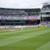 Fans favourite Andrew Flintoff comes out to bat