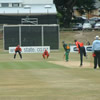 Stephen Cunis bowling to Jesse Ryder