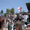 Fans enjoying their day as Australia dominate