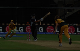 Sara McGlashan pulls the ball away for a couple of runs