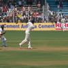 Andrew Flintoff hits Kumble to waiting Sachin Tendulkar