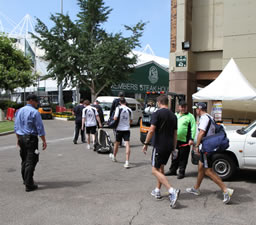 England players leaving training