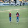 Shane Warne and Nick Knight