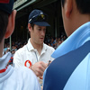 Chris Read signs some autographs