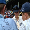 Chris Read signs some autographs