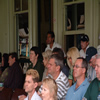 Sajid Mahmood and Ian Bell on the balcony