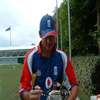 Alistair Cook after net practice