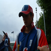 Alistair Cook after net practice