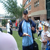 Nathan Bracken outside the Sydney Cricket Ground