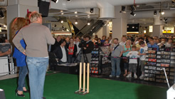 Ashes Cricket 2009 - Shane Warne at HMV in Oxford Street, England