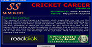 Cricket Career